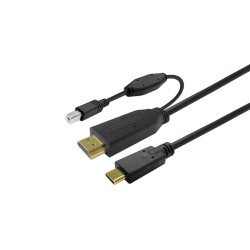 Vivolink Touchscreen Cable 7.5m Black Reference: W128323941