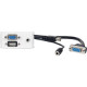 Vivolink Outlet Panel VGA/ 3,5mm/USB2.0 Ref: WI221271