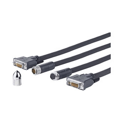 Vivolink Pro DVI-D Cross Wall cable 20M Ref: PRODVICW20