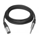 Vivolink XLR M to jack cable 1 m Black Ref: PROAUDXLRJACK1