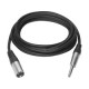 Vivolink XLR M to jack cable 5 m Black Ref: PROAUDXLRJACK5
