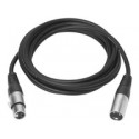 Vivolink XLR M/F cable 2 m Black Ref: PROAUDXLRMF2