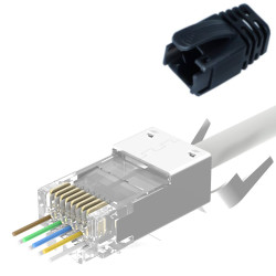 Lanview RJ45 STP plug Cat6A/Cat7 for Reference: W126364534