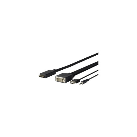 Vivolink Pro VGA + Audio to HDMI 3M Ref: PROVGAHDMI3
