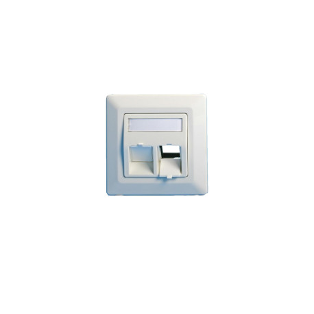 Lanview Wall plate, angled, 2 x Reference: W125941355
