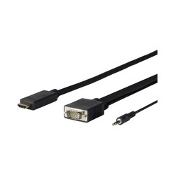 Vivolink Pro HDMI to VGA + Audio 1M Reference: PROHDMIVGA1