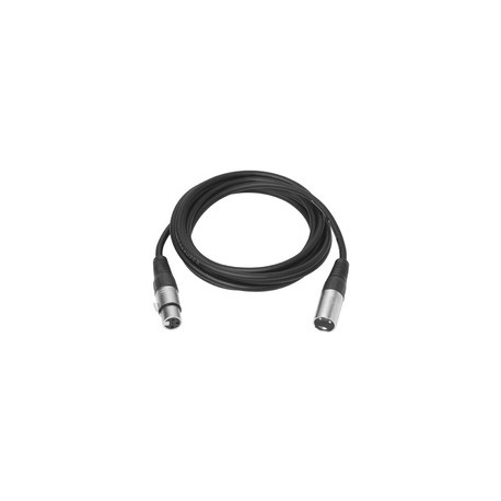Vivolink XLR M/F cable 0.5m Black Reference: PROAUDXLRMF0.5