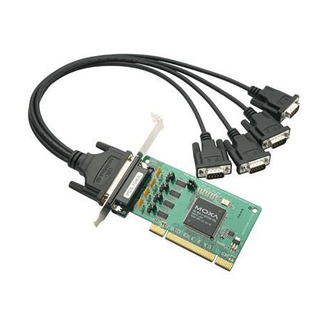 Moxa PCI KORT, 4 PORT RS-232, (5/12 Reference: 42782M