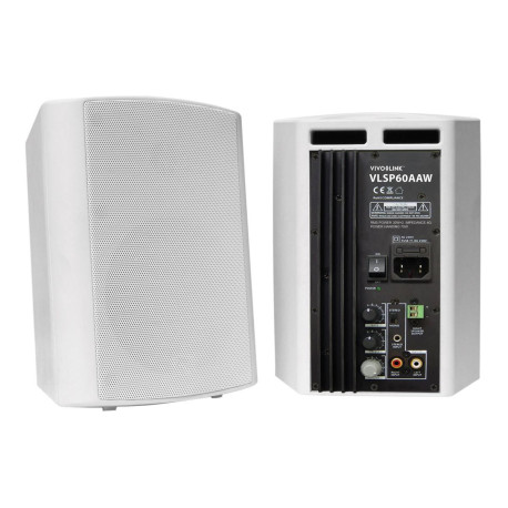 Vivolink 2 Active Speakers, White. Reference: VLSP60AAW