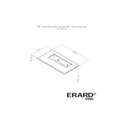 Erard Pro XPO Cache découpe faux plafond Reference: 602113-ERARD